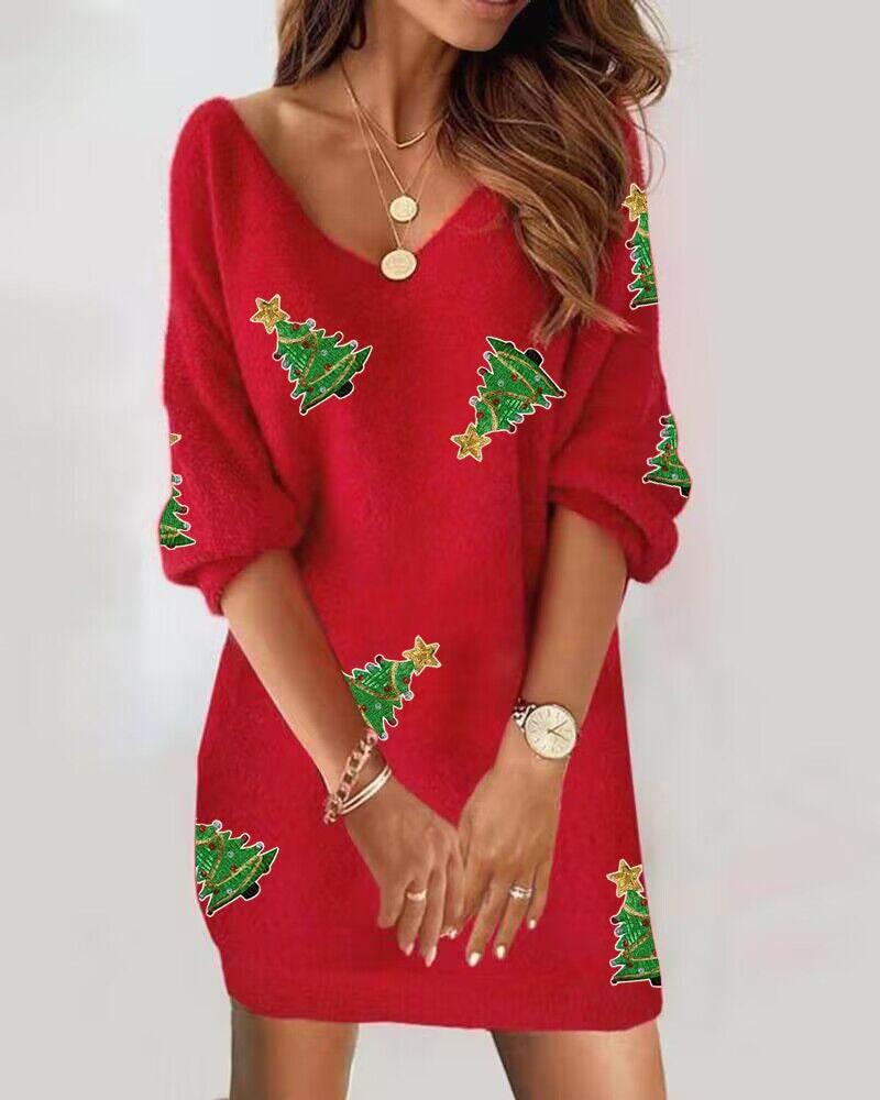 Christmas Long Sleeve Sweater for Women - Pre2brand