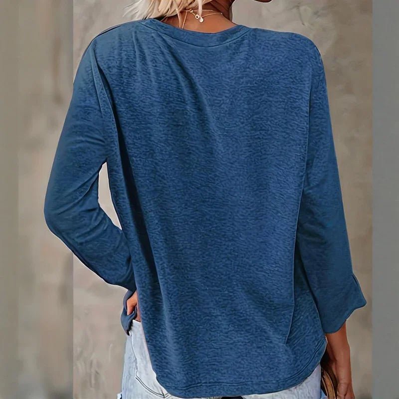 Christmas Shirts For Women, Cute Christmas Tree Graphic Long Sleeve T-Shirt, Funny Holiday Xmas Top For Party, Family Matching PJ Outfit - Pre2brand