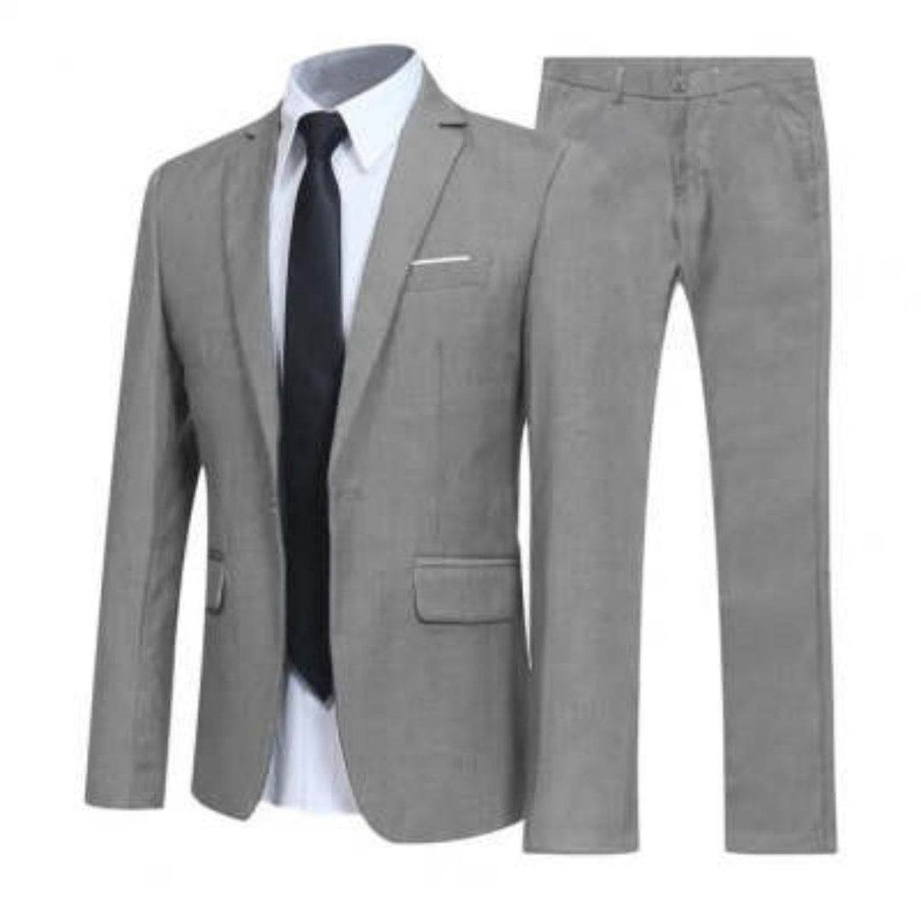 Men's Western Fit Korean Two-piece Suit - Pre2brand