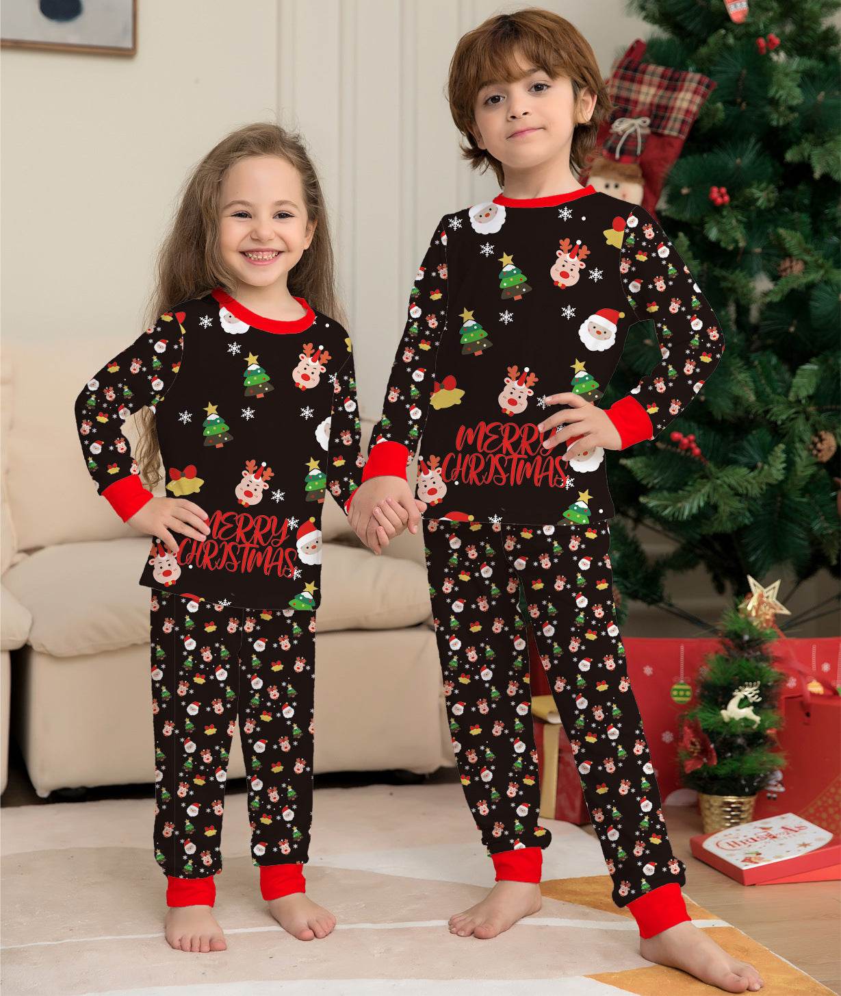 Family Christmas Matching Pajamas Set Christmas Pajamas For Family Christmas PJS Xmas Sleepwear - Pre2brand