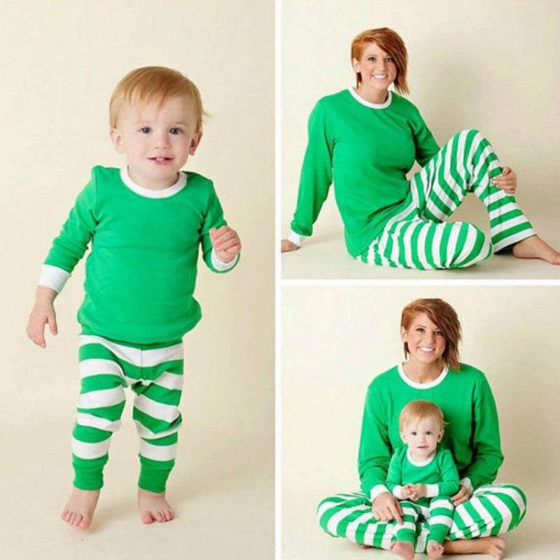 Family striped christmas pajamas - Pre2brand