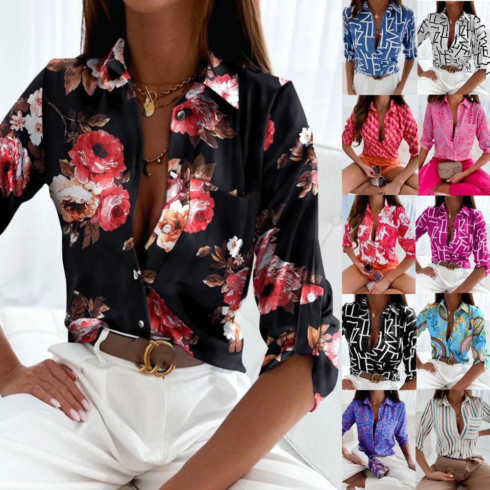 Fashion Long Sleeve Printed Shirt - Pre2brand