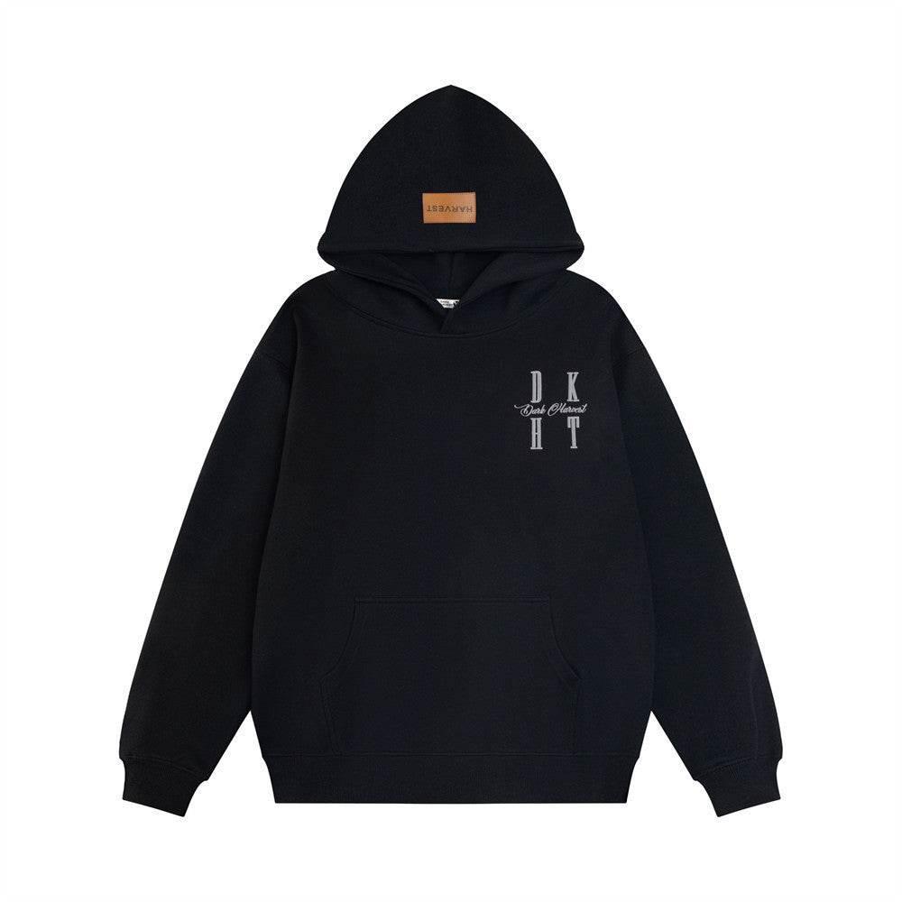 Loose Casual Letters Embroidered Hoodie - Pre2brand