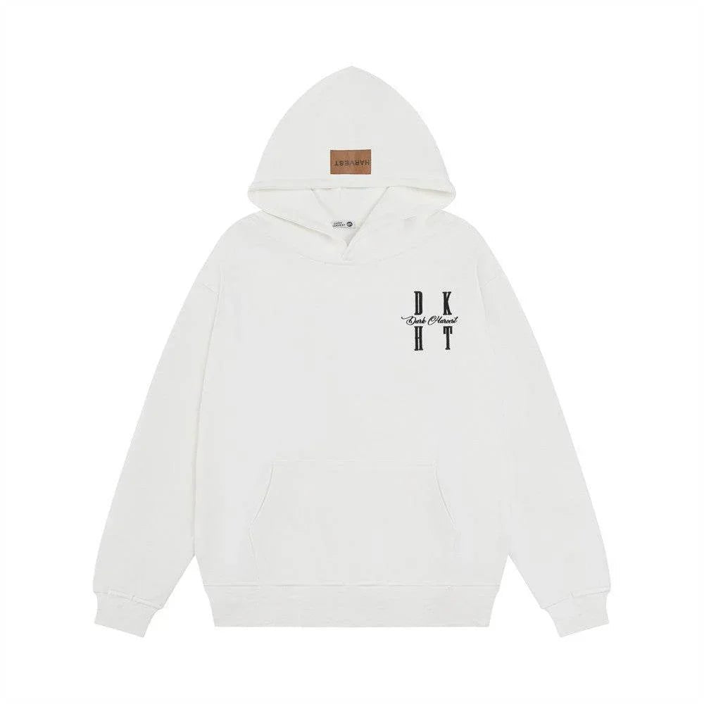 Loose Casual Letters Embroidered Hoodie - Pre2brand