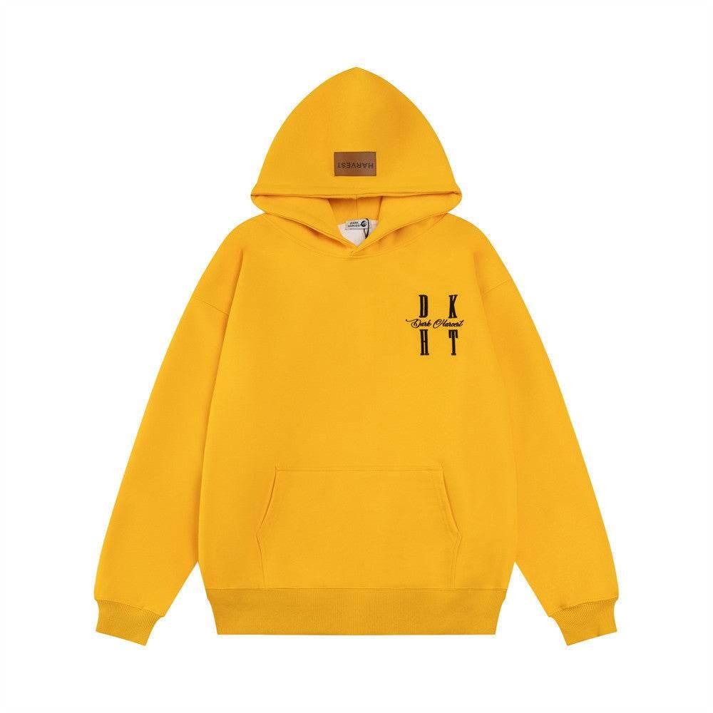 Loose Casual Letters Embroidered Hoodie - Pre2brand