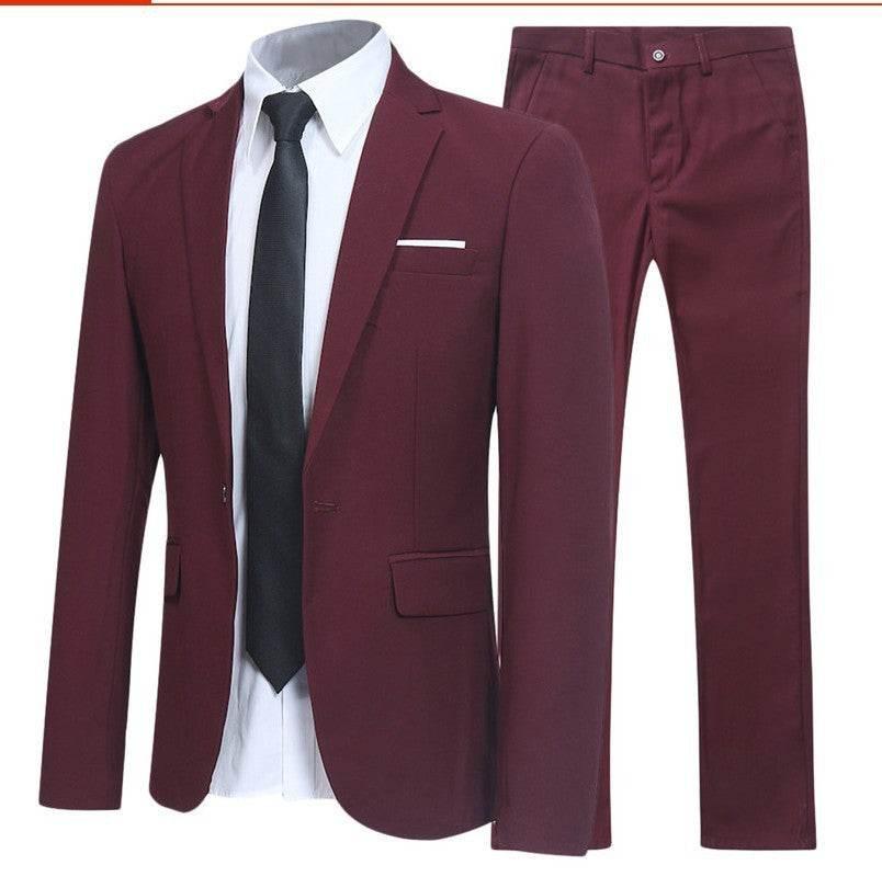 Men's Western Fit Korean Two - piece Suit - Pre2brand