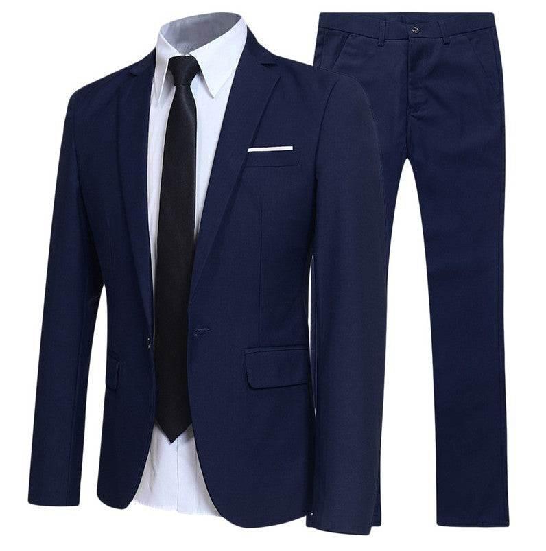 Men's Western Fit Korean Two - piece Suit - Pre2brand