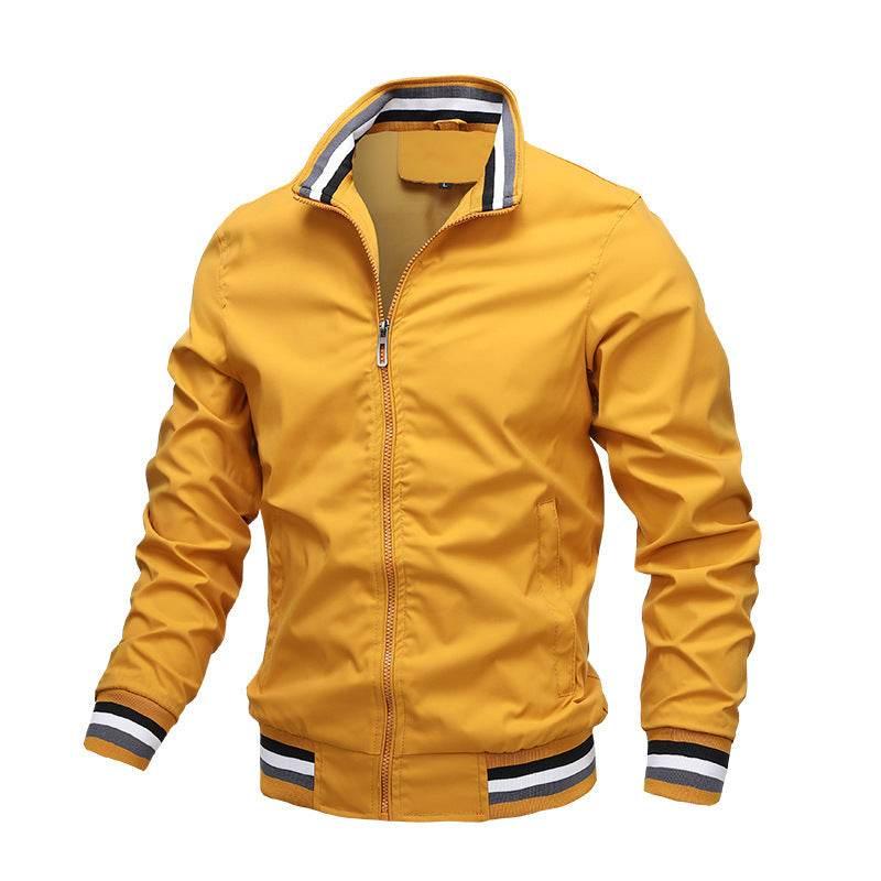 Sports Solid Color Jacket Men's - Pre2brand