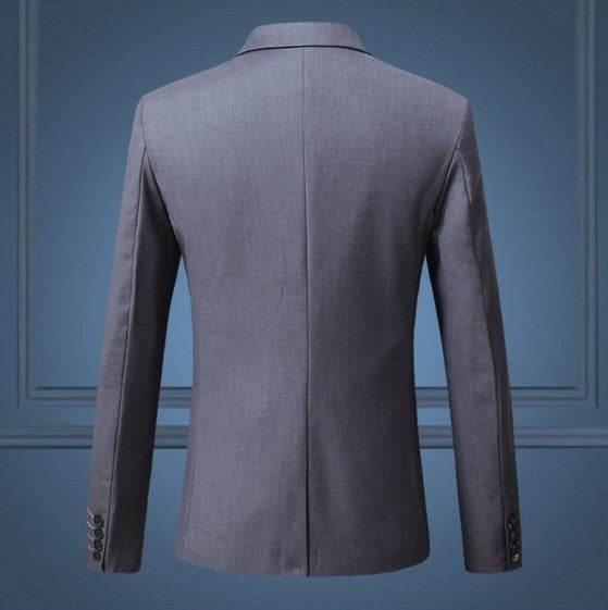 Spring And Autumn Solid Color Casual One Button Men's Small Suit - Pre2brand
