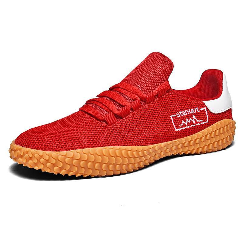 Spring and Summer Flying Woven Casual Shoes Large Men's Shoes Beathable Korean Forrest Gump Sneakers - Pre2brand