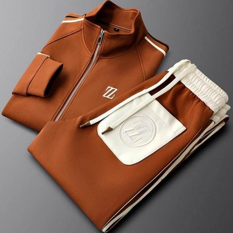 Trendy Stand Collar Casual Sports Suit - Pre2brand