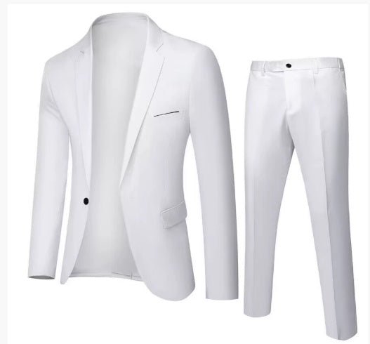 Two - piece Suit Business Professional Formal Wear Korean Slim Fit - Pre2brand