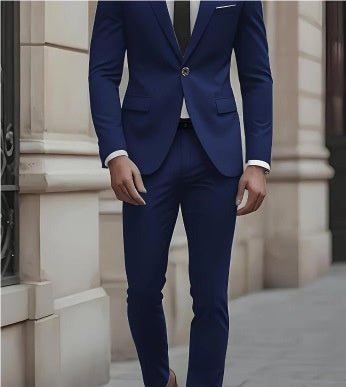 Two - piece Suit Business Professional Formal Wear Korean Slim Fit - Pre2brand