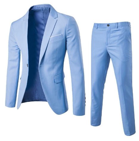 Two - piece Suit Business Professional Formal Wear Korean Slim Fit - Pre2brand