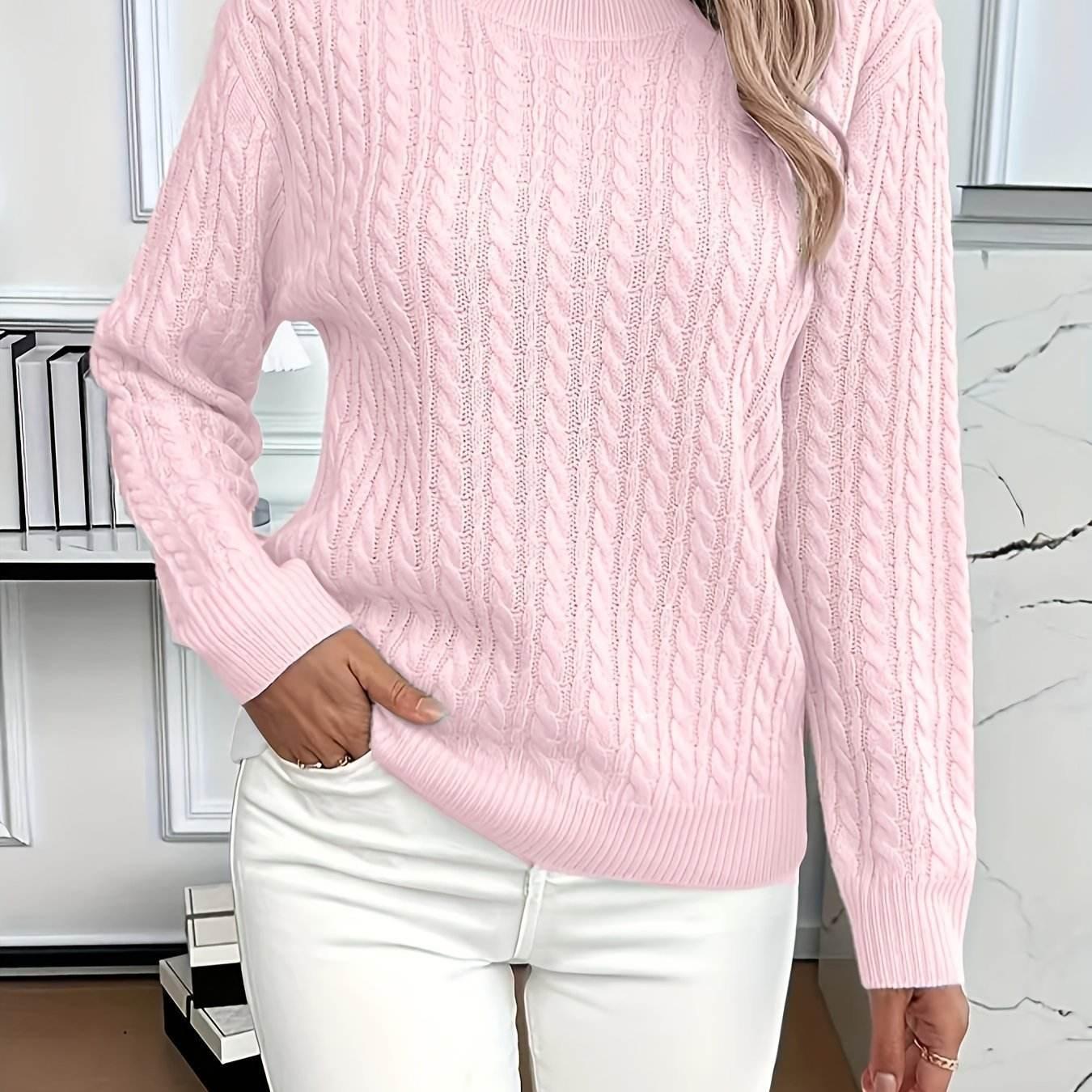 Versatile Fashion Classic Twist Round Neck Sweater - Pre2brand
