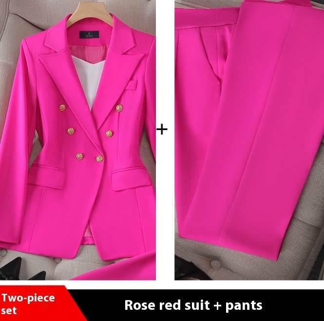 Women's Suit Jacket Bell - bottom Pants Business Suit - Pre2brand