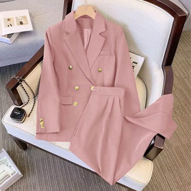 Women's Suit Jacket Bell - bottom Pants Business Suit - Pre2brand