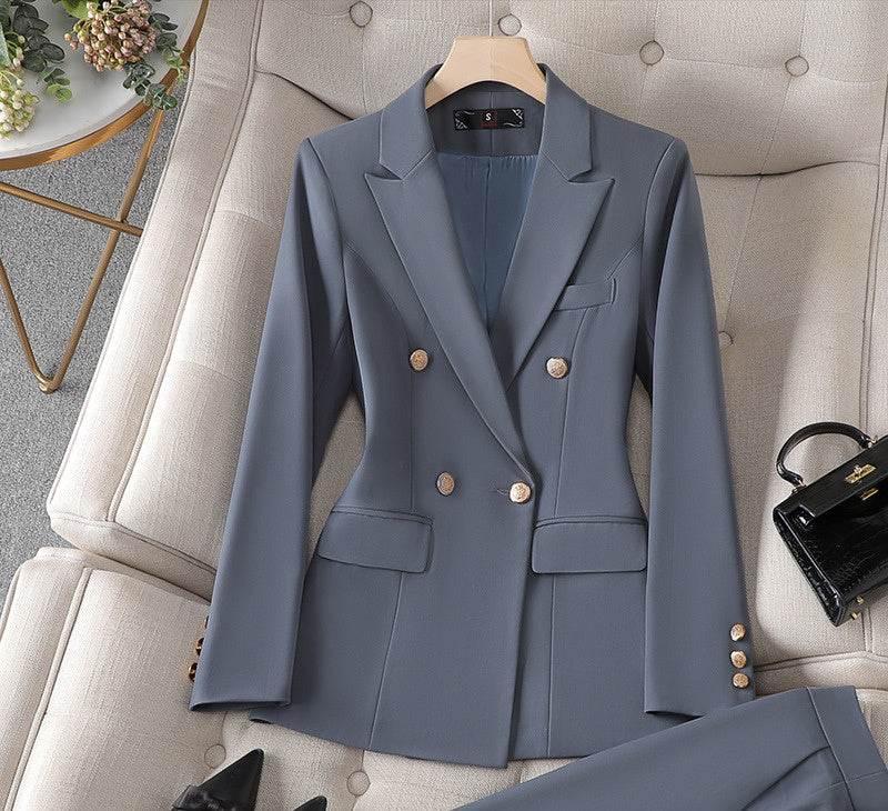 Women's Suit Jacket Bell - bottom Pants Business Suit - Pre2brand