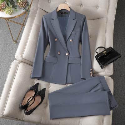 Women's Suit Jacket Bell - bottom Pants Business Suit - Pre2brand