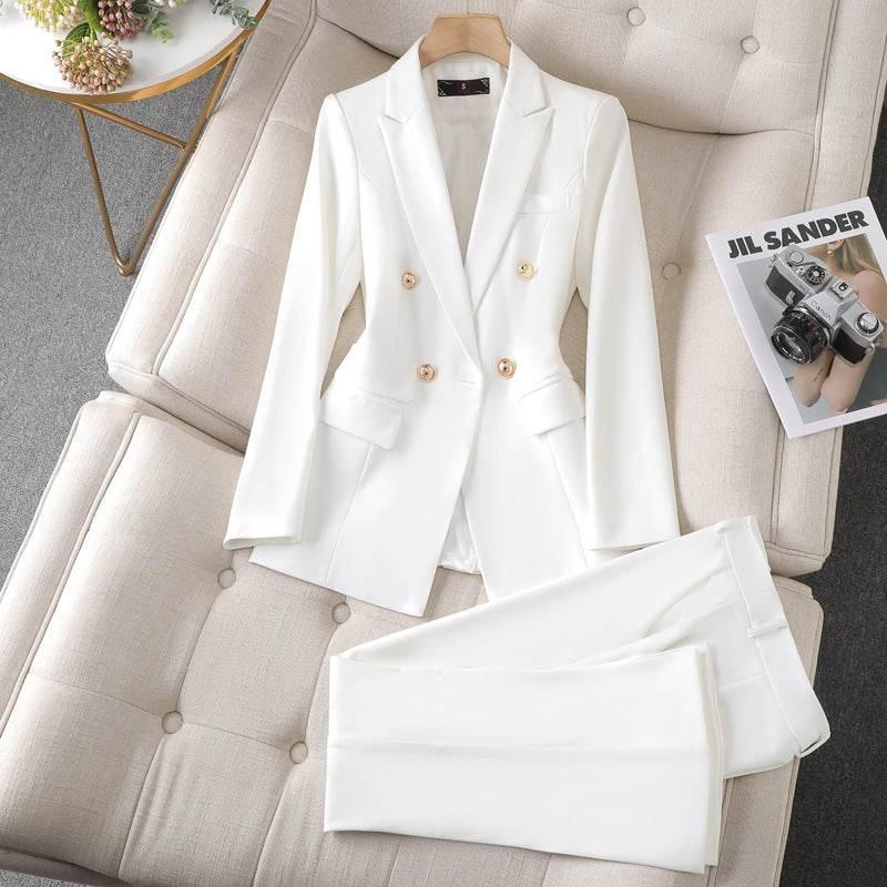 Women's Suit Jacket Bell - bottom Pants Business Suit - Pre2brand