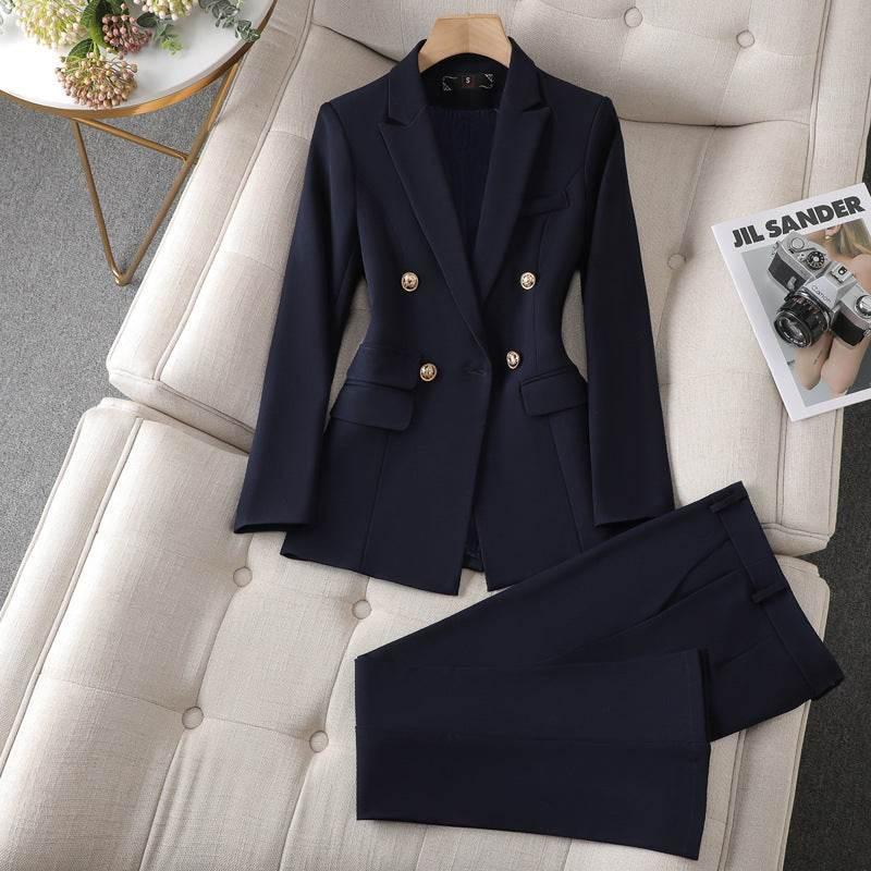 Women's Suit Jacket Bell - bottom Pants Business Suit - Pre2brand