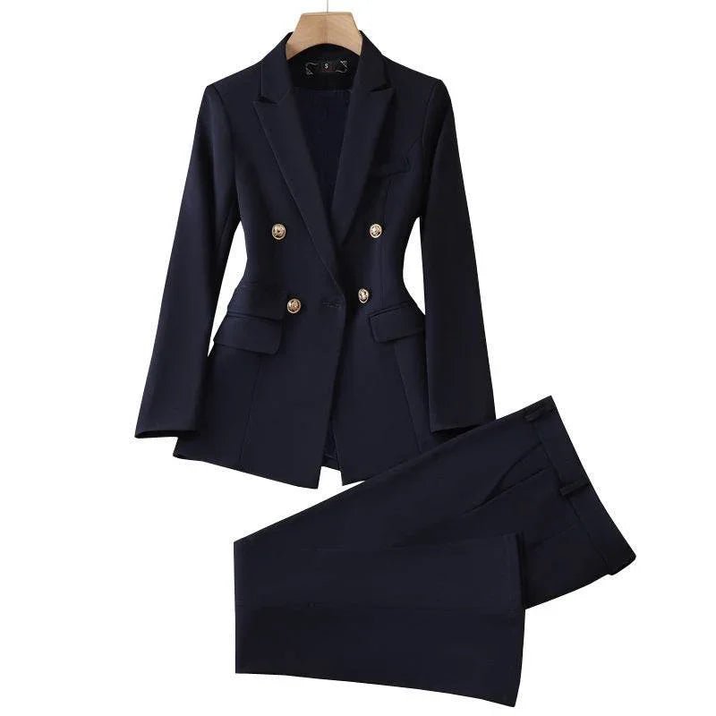 Women's Suit Jacket Bell - bottom Pants Business Suit - Pre2brand