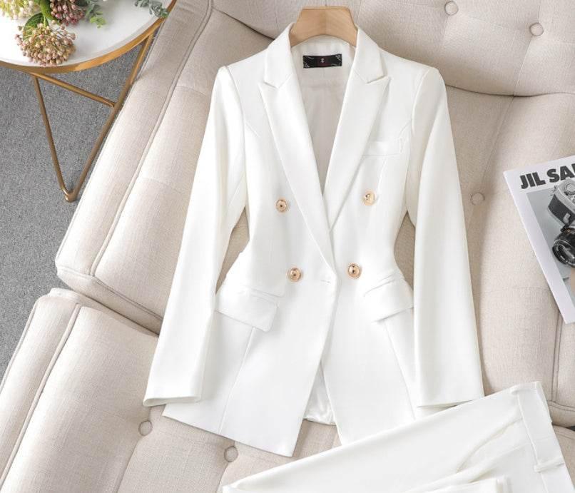 Women's Suit Jacket Bell - bottom Pants Business Suit - Pre2brand