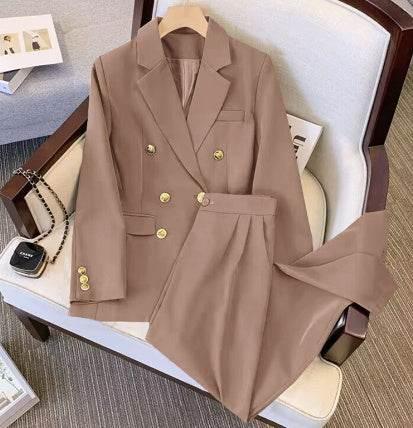 Women's Suit Jacket Bell - bottom Pants Business Suit - Pre2brand