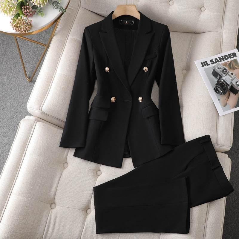 Women's Suit Jacket Bell - bottom Pants Business Suit - Pre2brand