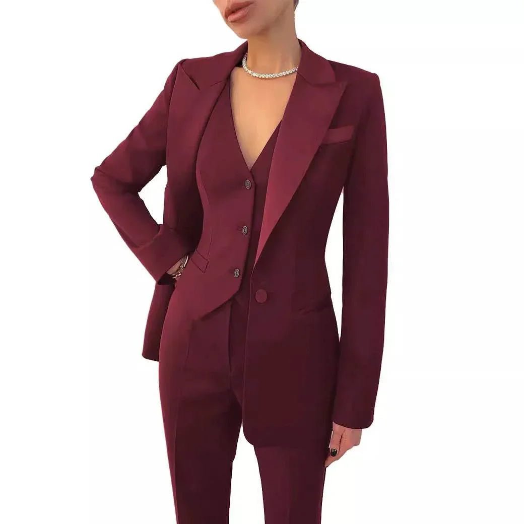Women's Three - piece Suit Business Professional Leisure - Pre2brand