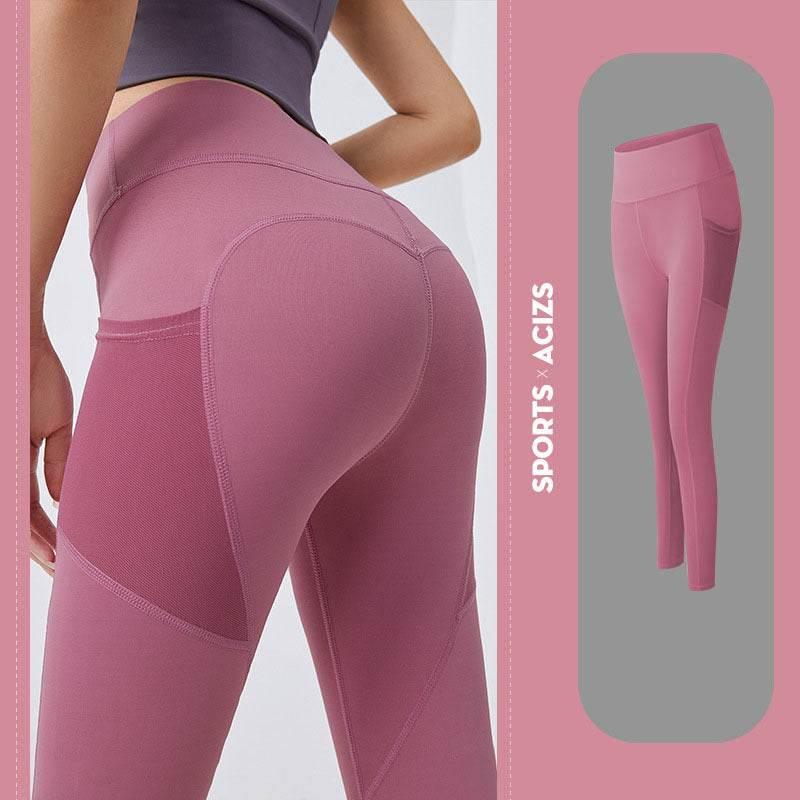 Yoga Pants Women With Pocket Leggings Sport Girl Gym Leggings Women Tummy Control Jogging Tights Female Fitness Pants - Pre2brand